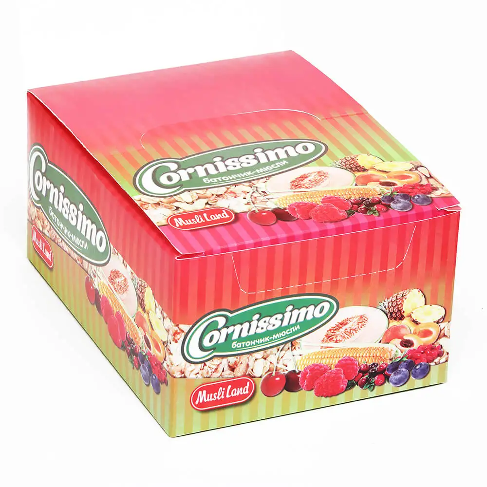 Батончик-мюсли Cornissimo со вкусом малины, 25 г фото 3
