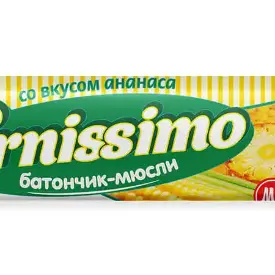 Батончик-мюсли Cornissimo со вкусом ананаса, 25 г