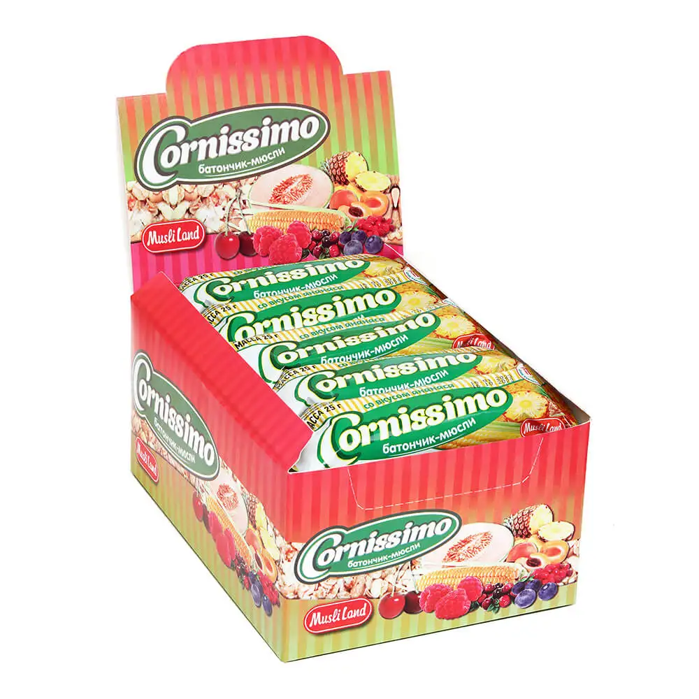 Батончик-мюсли Cornissimo со вкусом ананаса, 25 г фото 2