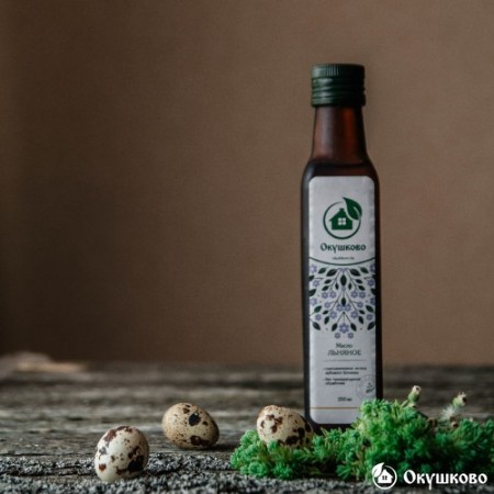 Сыродавленое льняное масло, 30 мл. фото 1