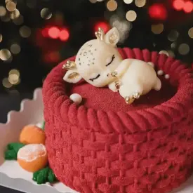 Муссовый торт-бенто «Олененок»