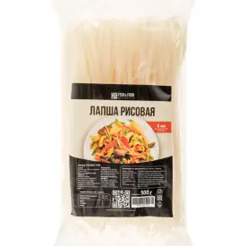 Лапша «FISH&FOOD» рисовая 5 мм, 500 г