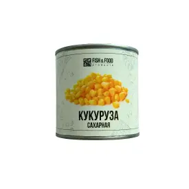 Кукуруза сахарная «Fish&Food» в зернах, 340 г