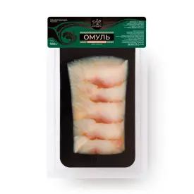 Омуль филе холодного копчения, 100 г