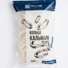 Кольца кальмара «Fish&Food» мороженые, 500 г