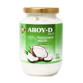 Масло «AROY-D» кокосовое (extra virgin), 450 мл