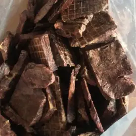 Лёгкое говяжье натуральное сушёное для животных