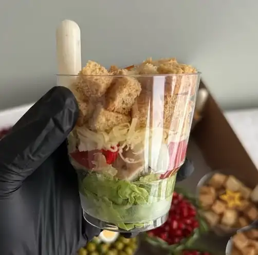 Порционные салаты фото 2