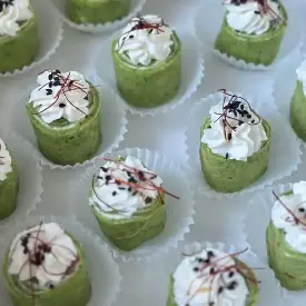 Шпитные блинчики с форелью