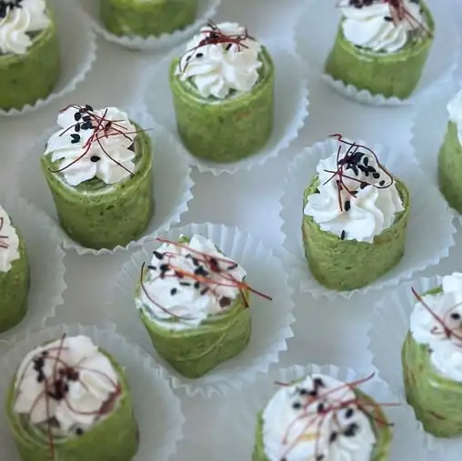 Шпитные блинчики с форелью