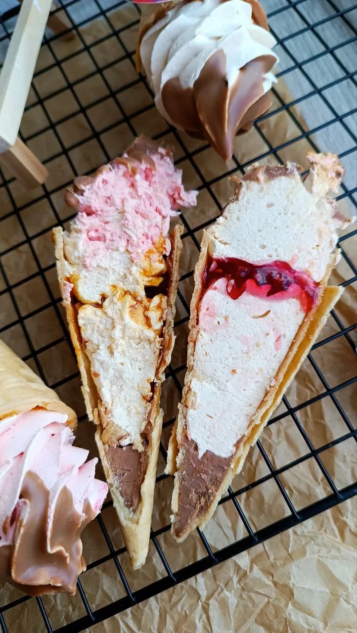 Зефирные рожки фото 2