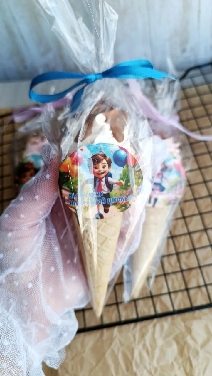 Зефирные рожки фото 3