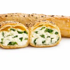 Роллини со шпинатом и сыром брынза