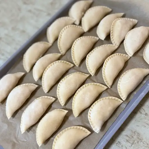 Вареники с картофелем и грибами