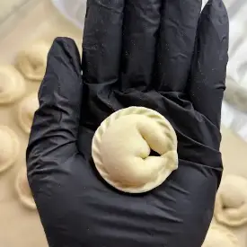 Пельмени с курицей и свининой