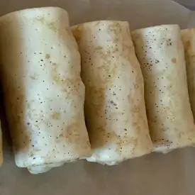 Блинчики с ветчиной и сыром