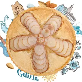 Галисийский пирог, 24 см
