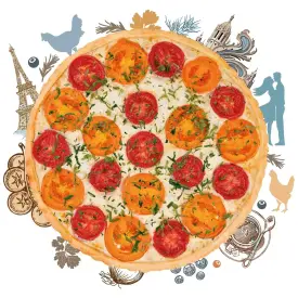 Лионский киш, 24 см