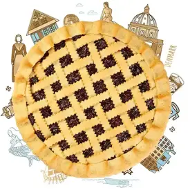 Датский пай, 24 см