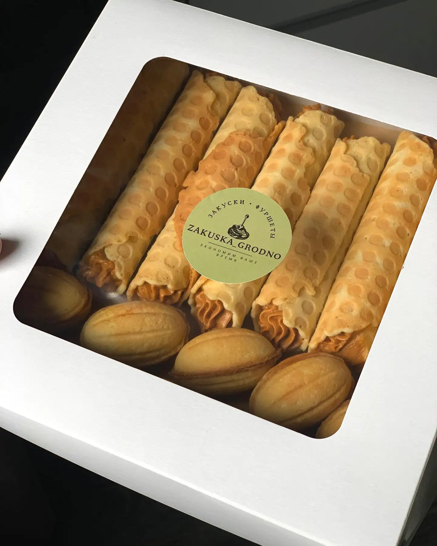 Орешки со сгущенкой фото 2