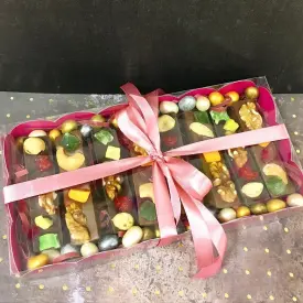 Шоколадные полоски с орехами