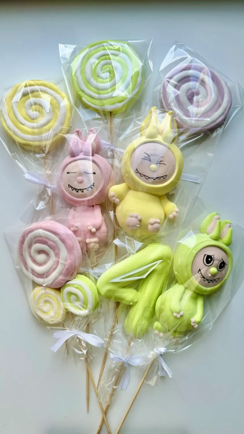 Маршмеллоу на палочке (топпер) фото 2