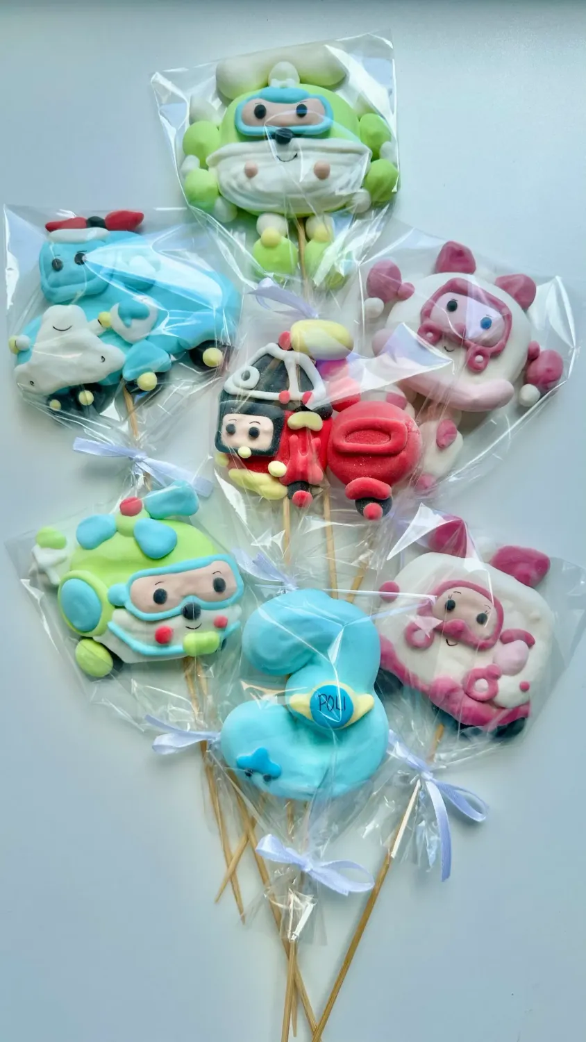 Маршмеллоу на палочке (топпер) фото 3