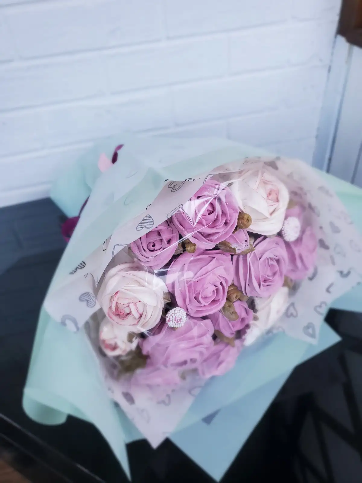 Букет из зефира, 23 см фото 3