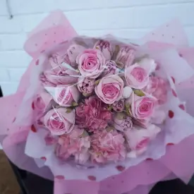 Букет из зефира, 25 см