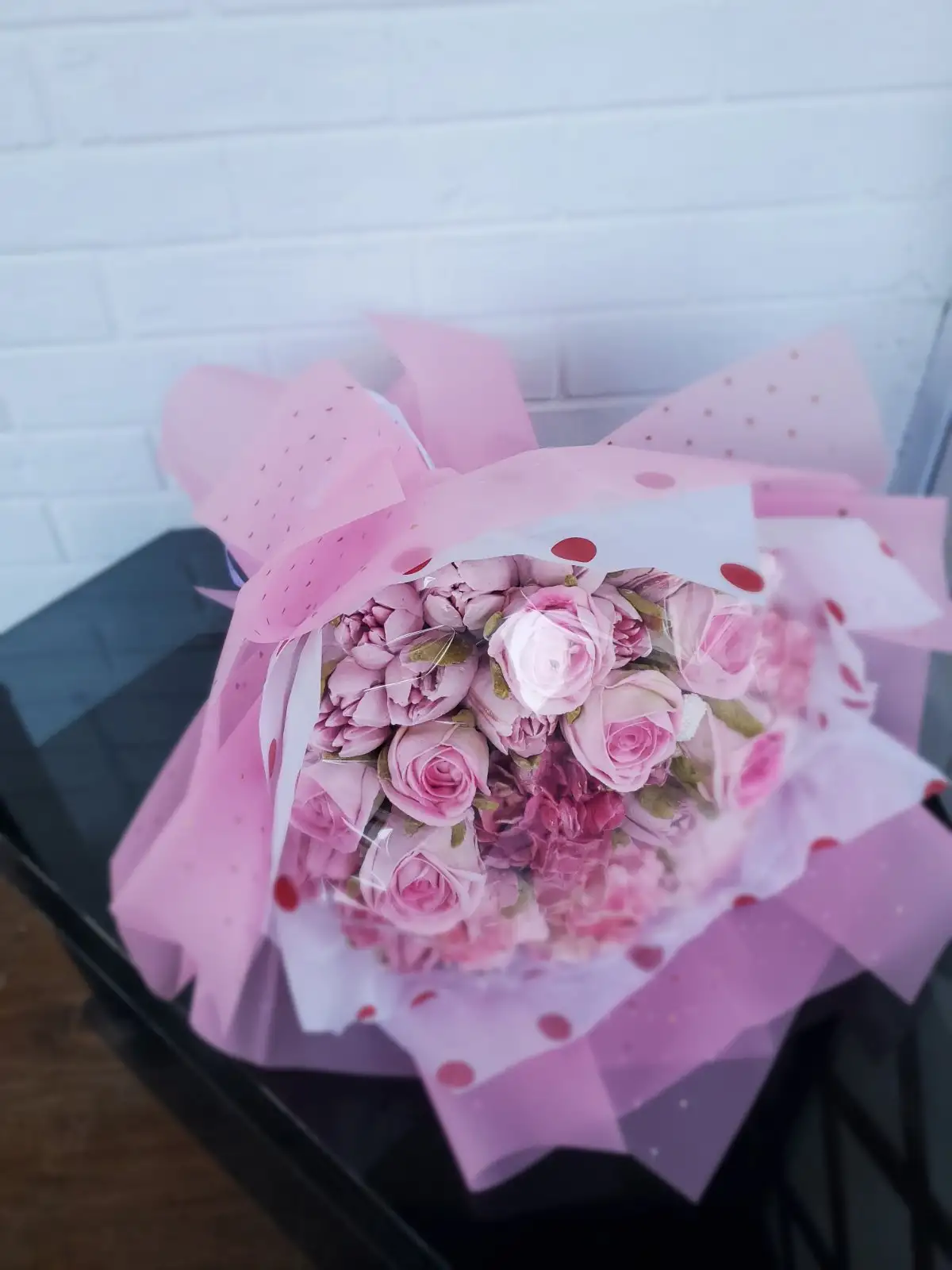 Букет из зефира, 25 см фото 2