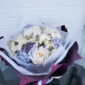 Букет из зефира, 29 см