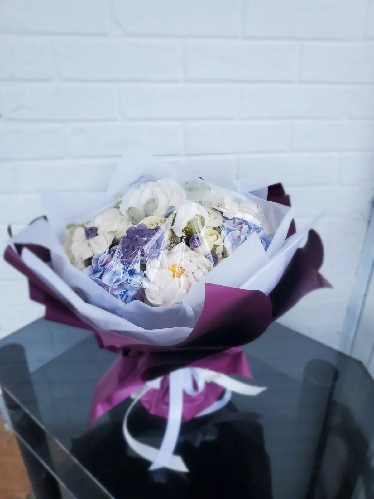 Букет из зефира, 29 см фото 6