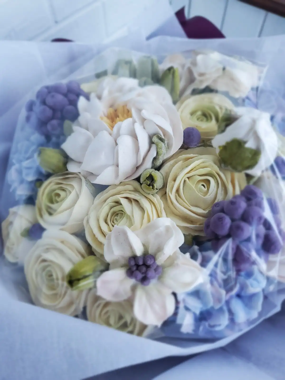 Букет из зефира, 29 см фото 3