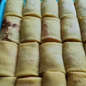 Блинчики с ветчиной и сыром