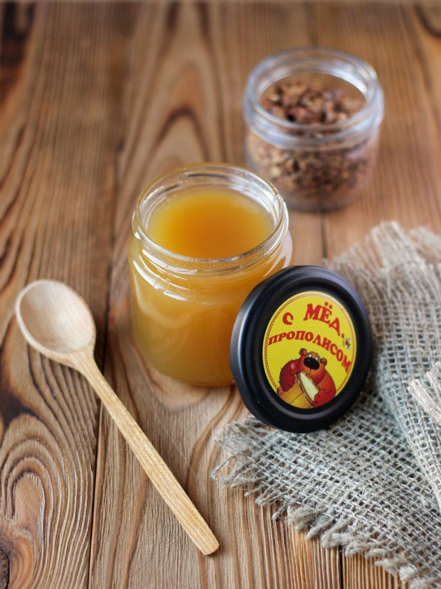 Мед с прополисом, 0.7 кг