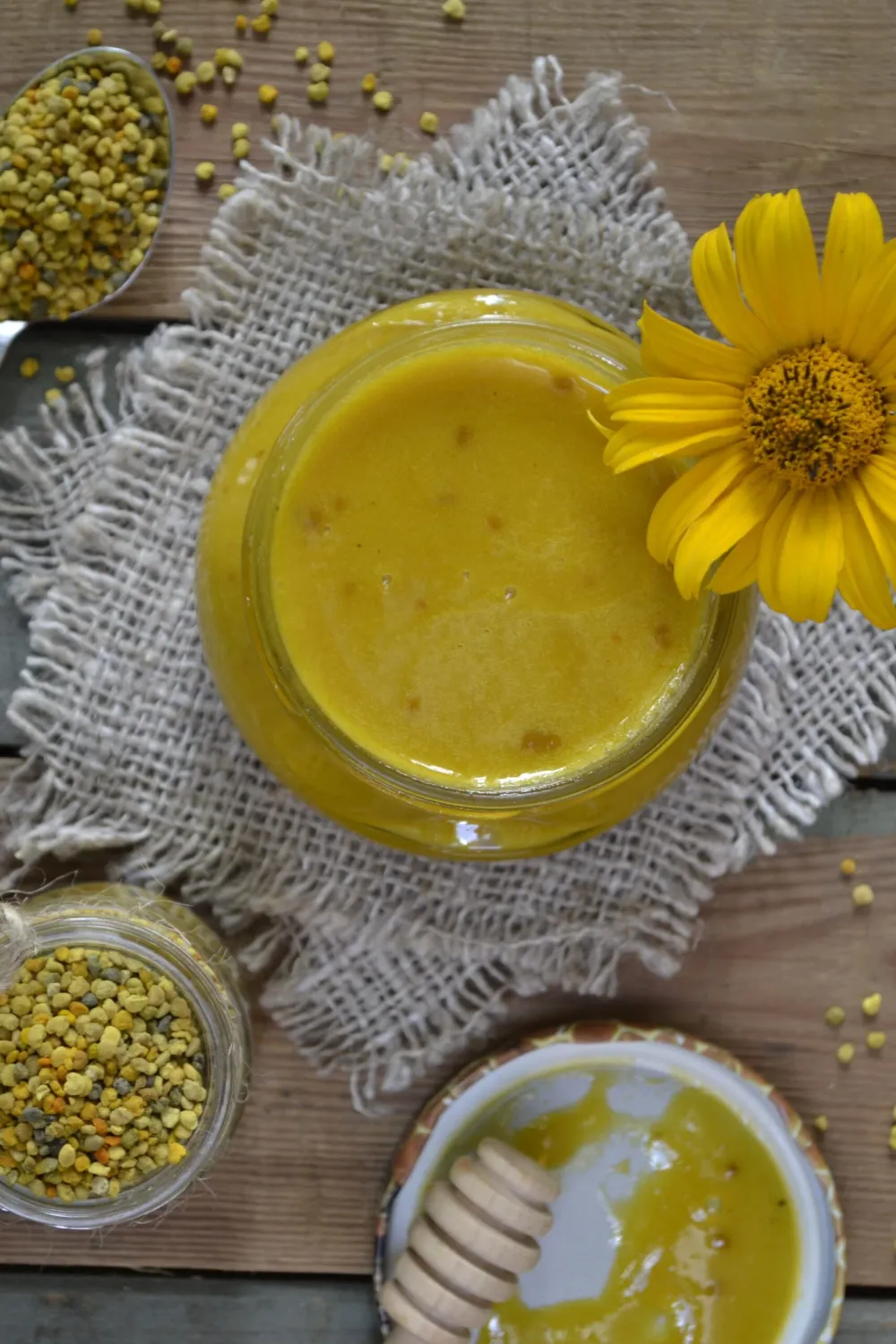 Мед с пыльцой, 0.55 кг