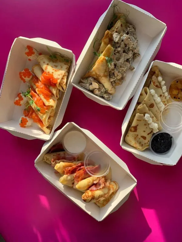 Бокс блинов с начинками