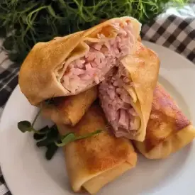 Блинчики с полендвицей и сыром