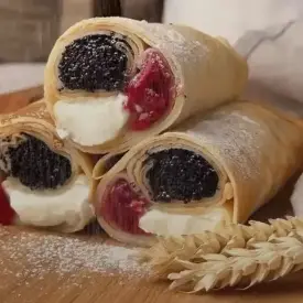 Блинчики с тройной начинкой