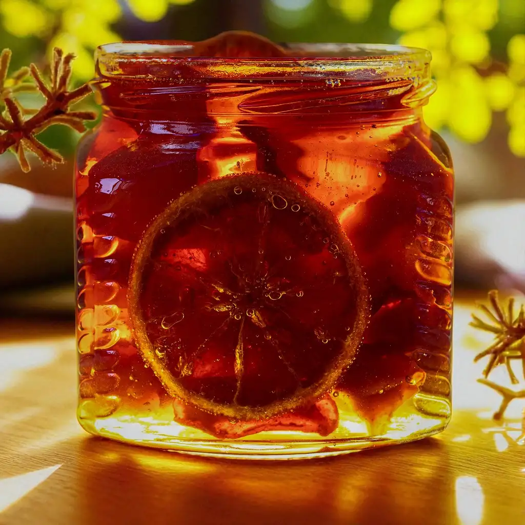 Тыква в меду с мандаринами фото 4