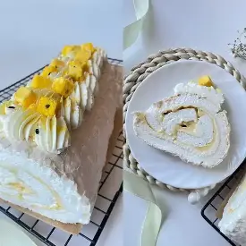 Меренговый рулет