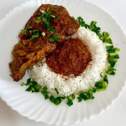 Ребрышки «Медовые» с гарниром!