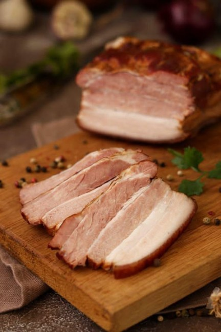 Грудинка горячего копчения, 1 кг