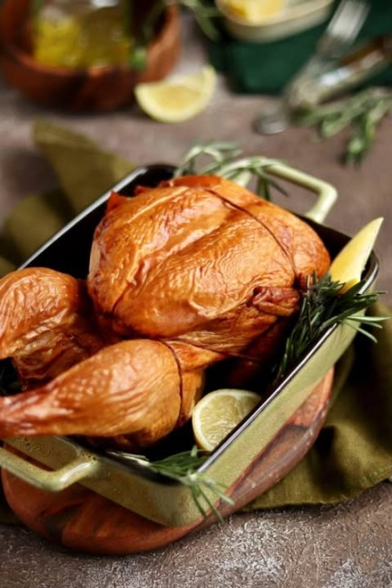 Курица горячего копчения, 1 кг