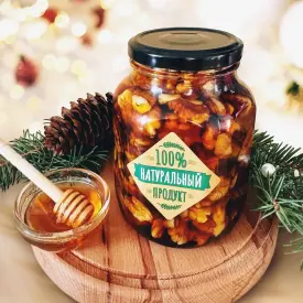 Мед с грецким орехом