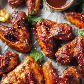 Крыло в глазури терияке или сладкий чили