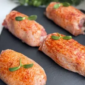 Рулеты из куриных бедрышек