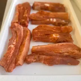 Шашлык из грудинки