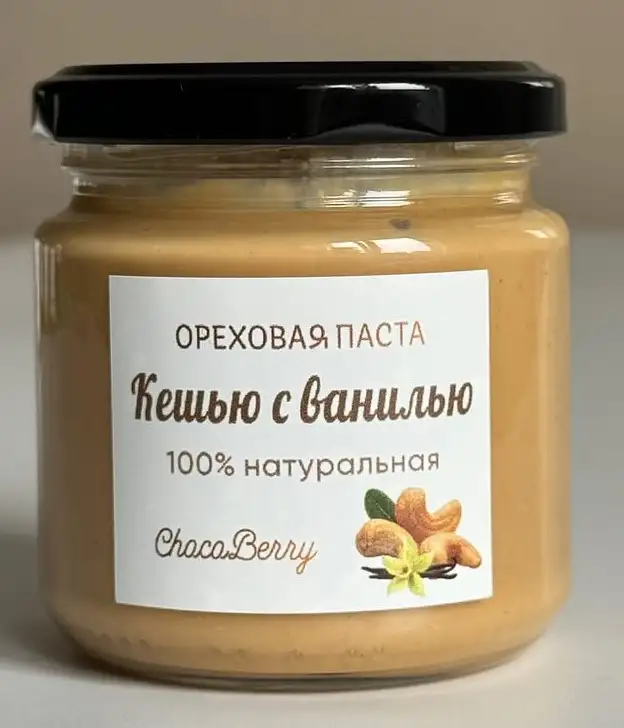 Ореховая паста «Кешью с ванилью»