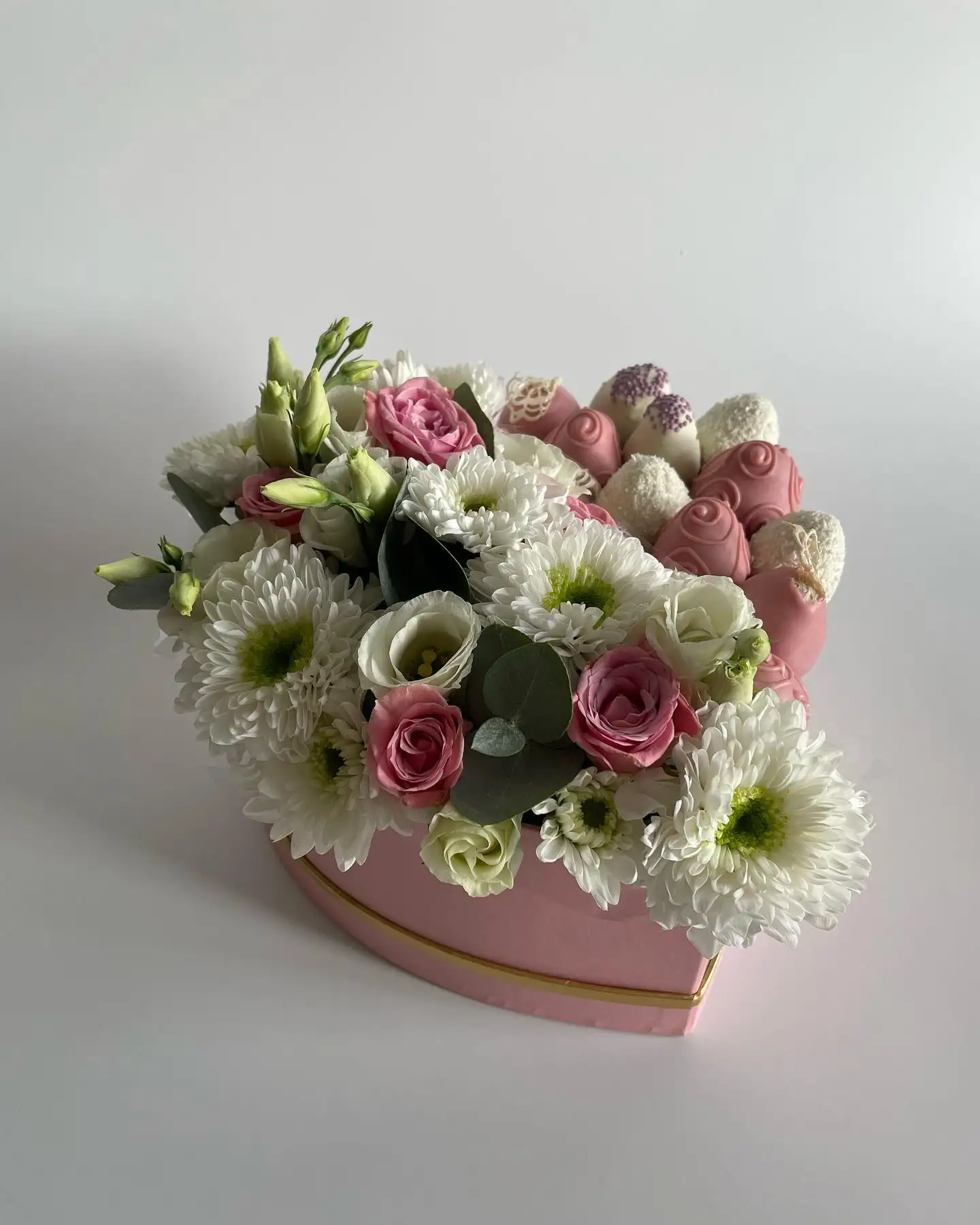 Букеты клубники в шоколаде фото 4